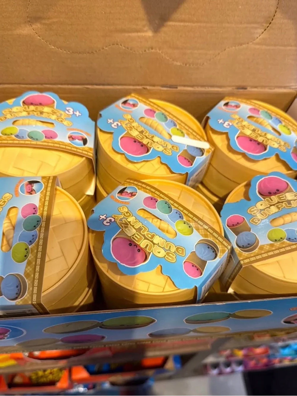 Squeeze Dumplings Kids Toy - Yello